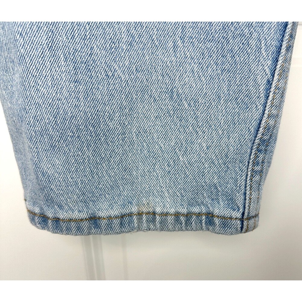 Levi's 505 Regular Fit Jeans Mens 36x34 Measured 32 Inseam Light Wash - Picture 14 of 16